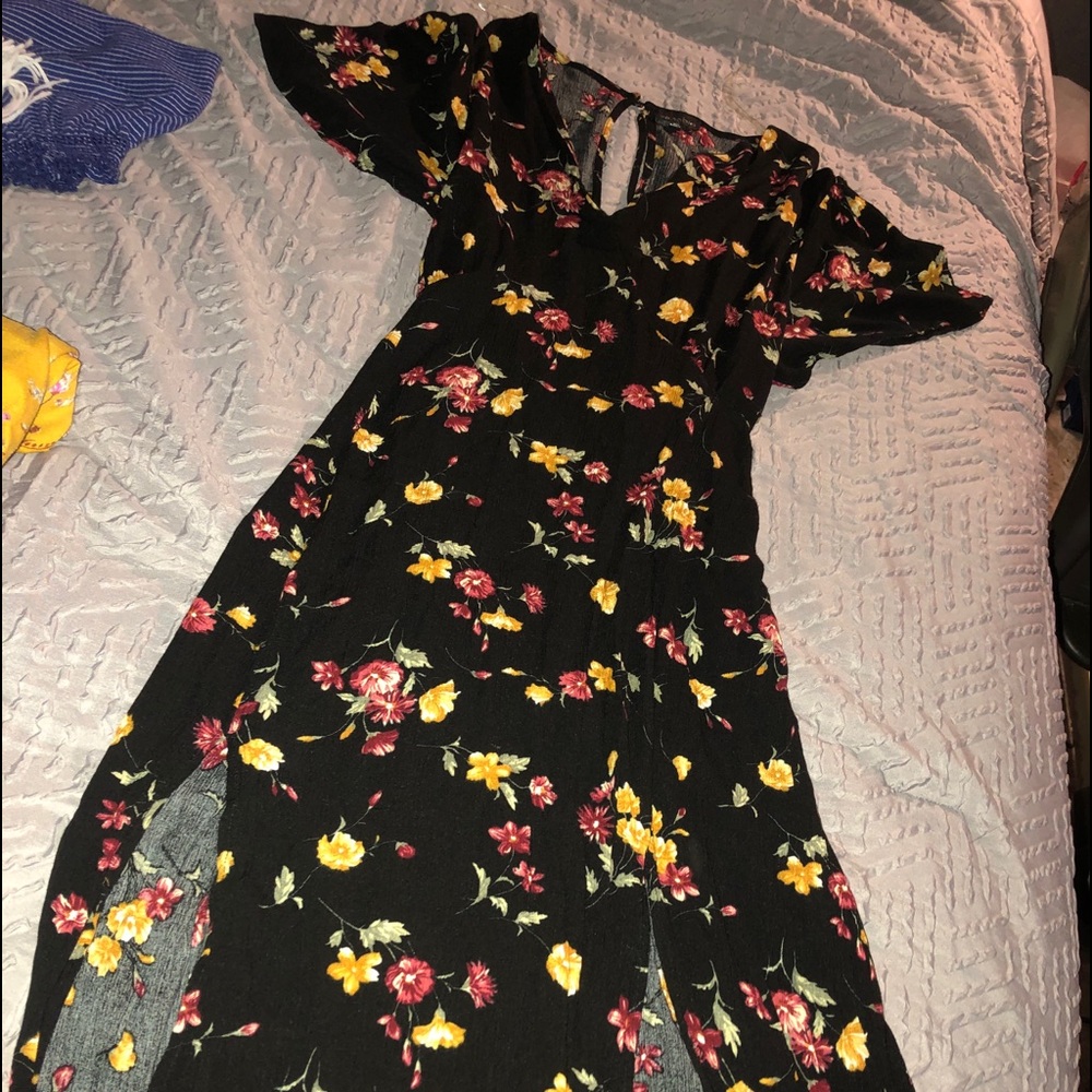 Long beautiful half split leg